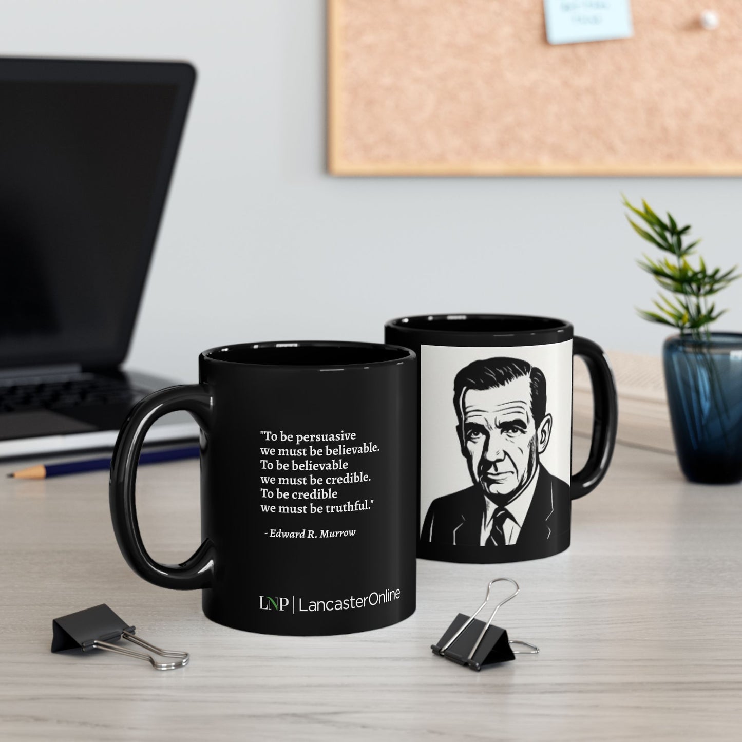 "Credible Brew” Mug - Edward Murrow Quote