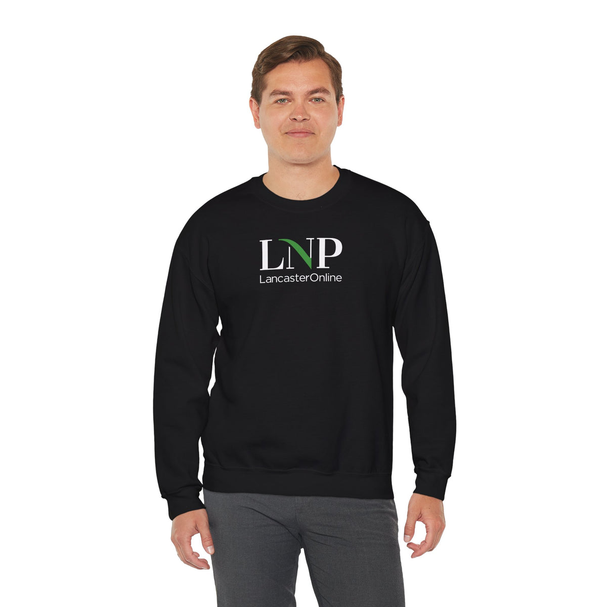 LNP Crewneck Sweatshirt | "Keep Local News Local" - Black